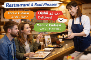 basic japanese food ordering phrases in japan