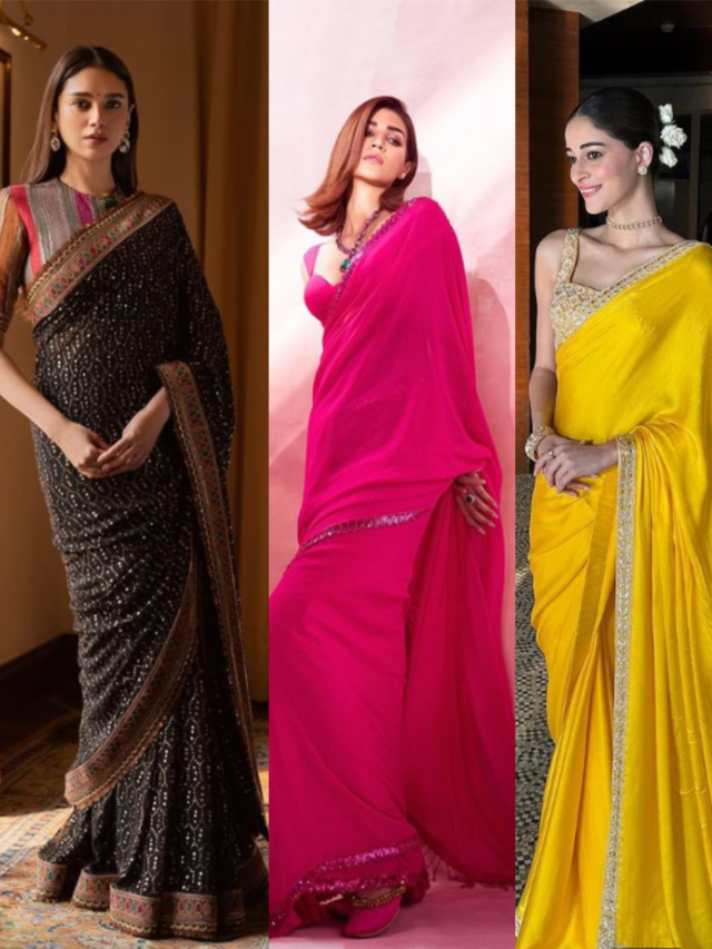 Turn on your saree game  inspired  by Bollywood divas